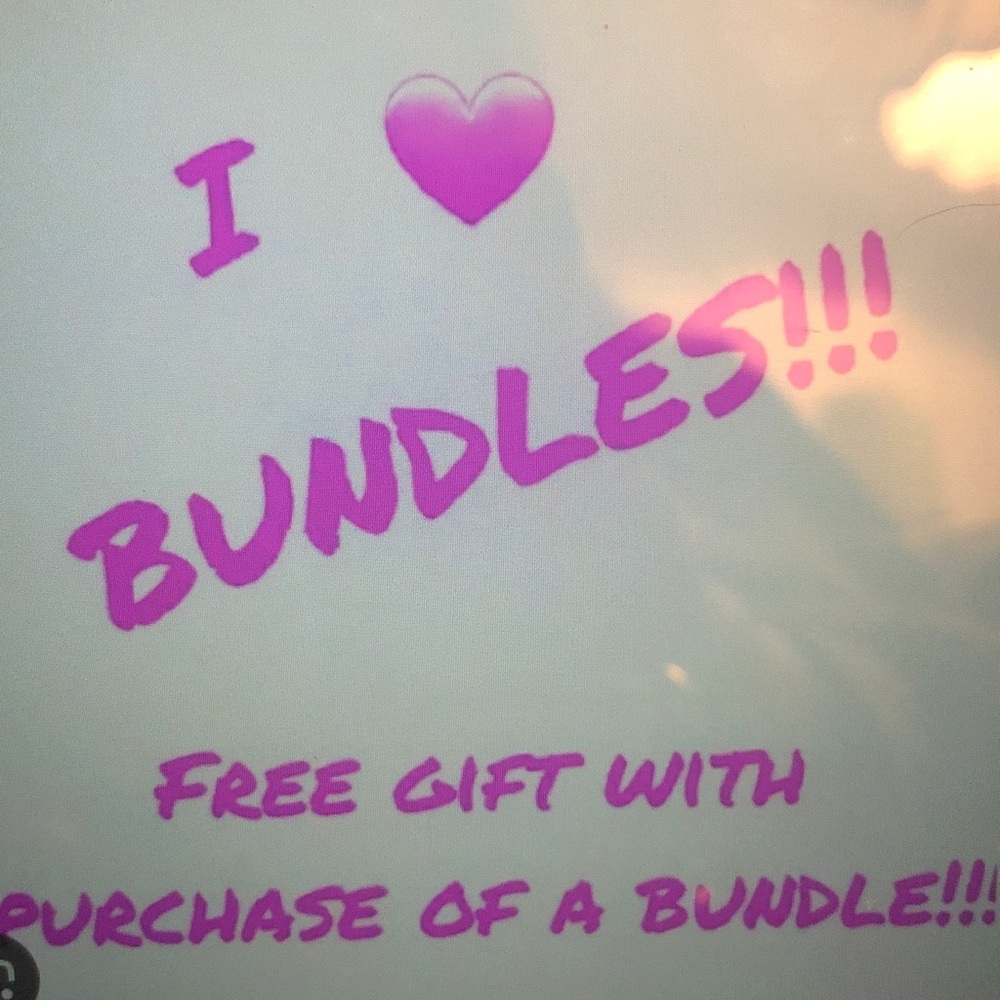 For a limited time- bundle 2 or more items to purchase & get a free gift! -